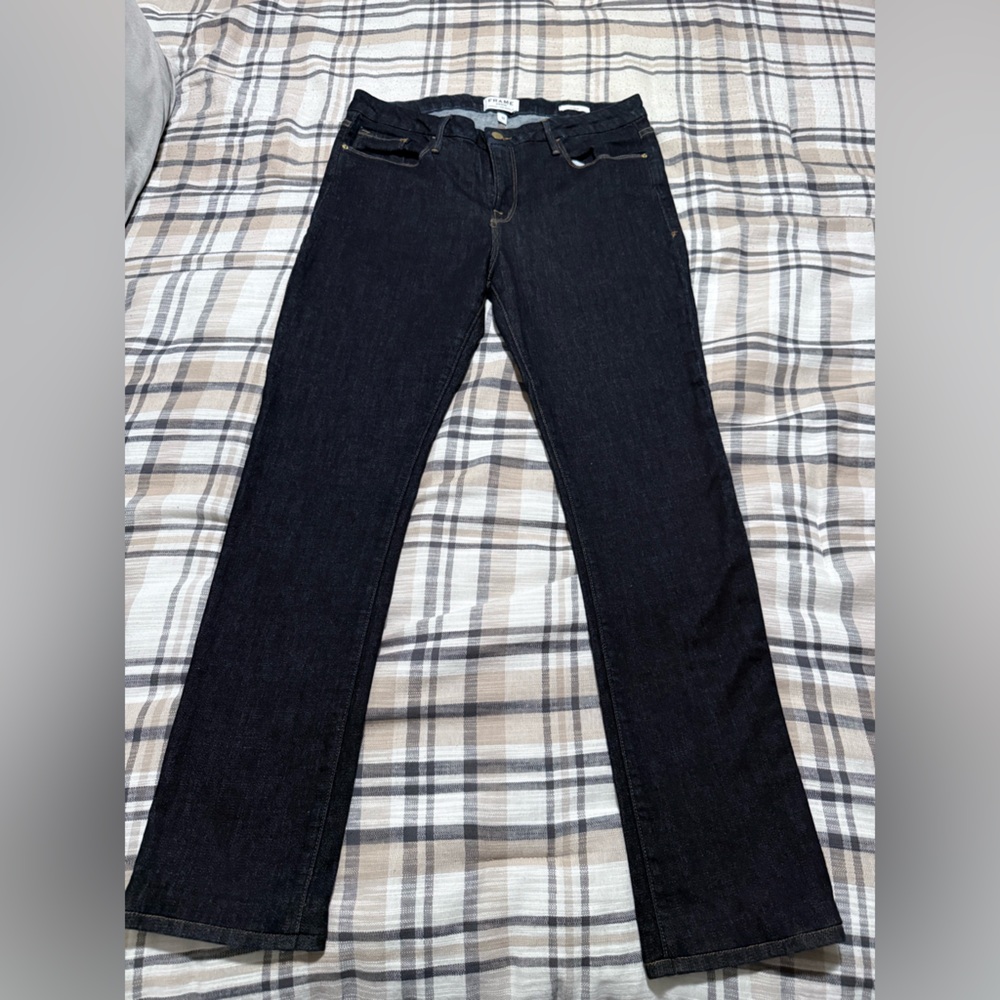 Frame Denim Black Skinny Jeans